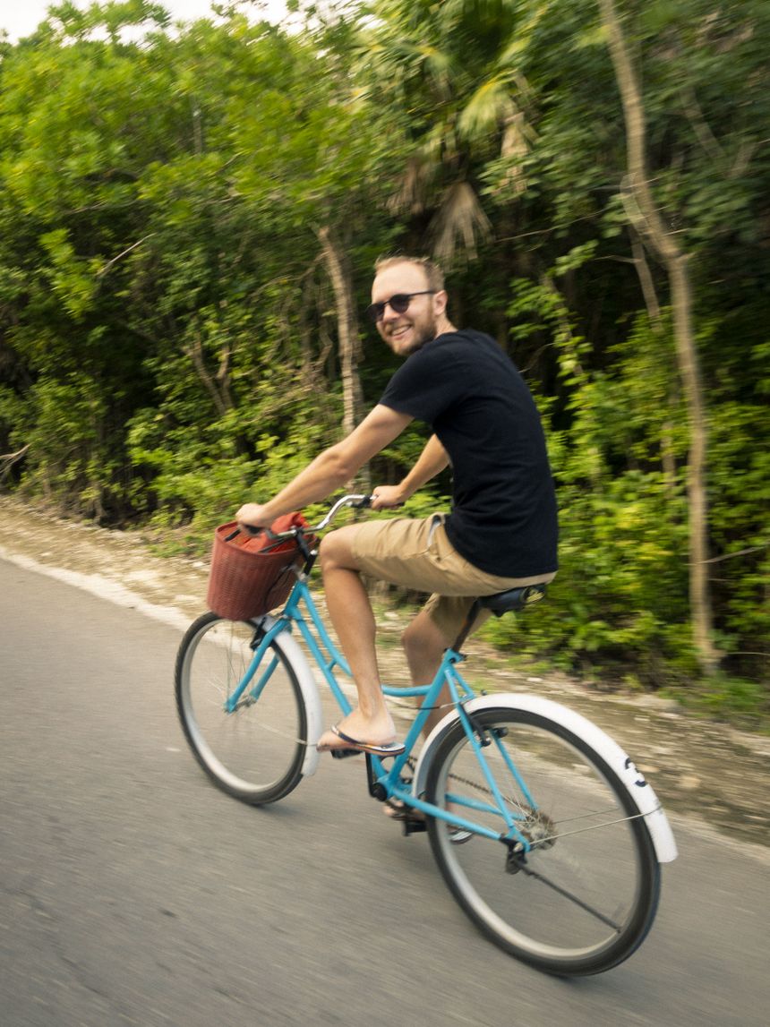 Armin in Tulum, Mexiko